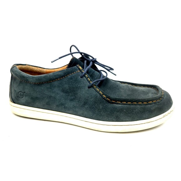 Born 10.5 M Suede Canning Collection Lace Up Men's Fashion Sneakers Navy